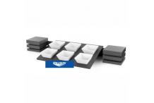 Kit Support 6 Bols Carrés CUBIC