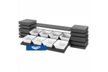 Kit Support 8 Bols Carrés Deux Niveaux CUBIC